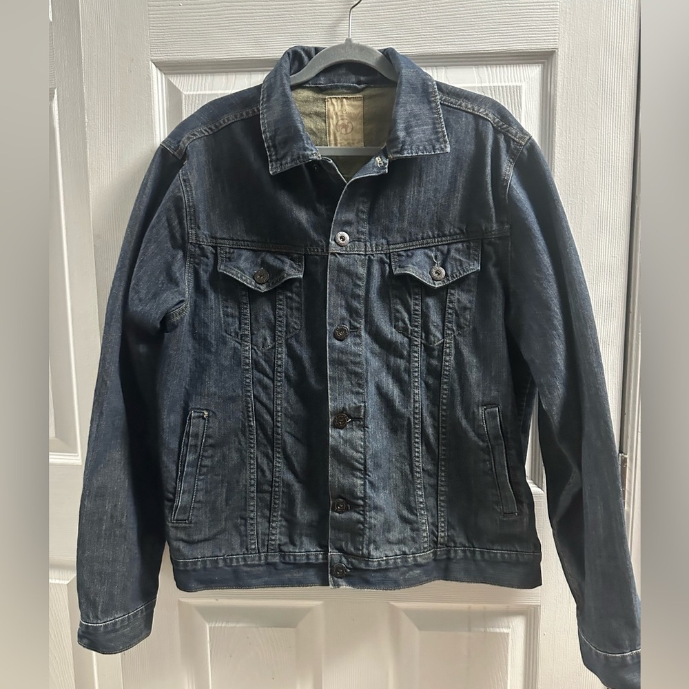 Vintage Red Camel Denim Jacket Size XL